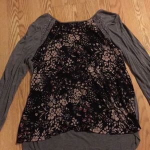 Flowers cotton shirt